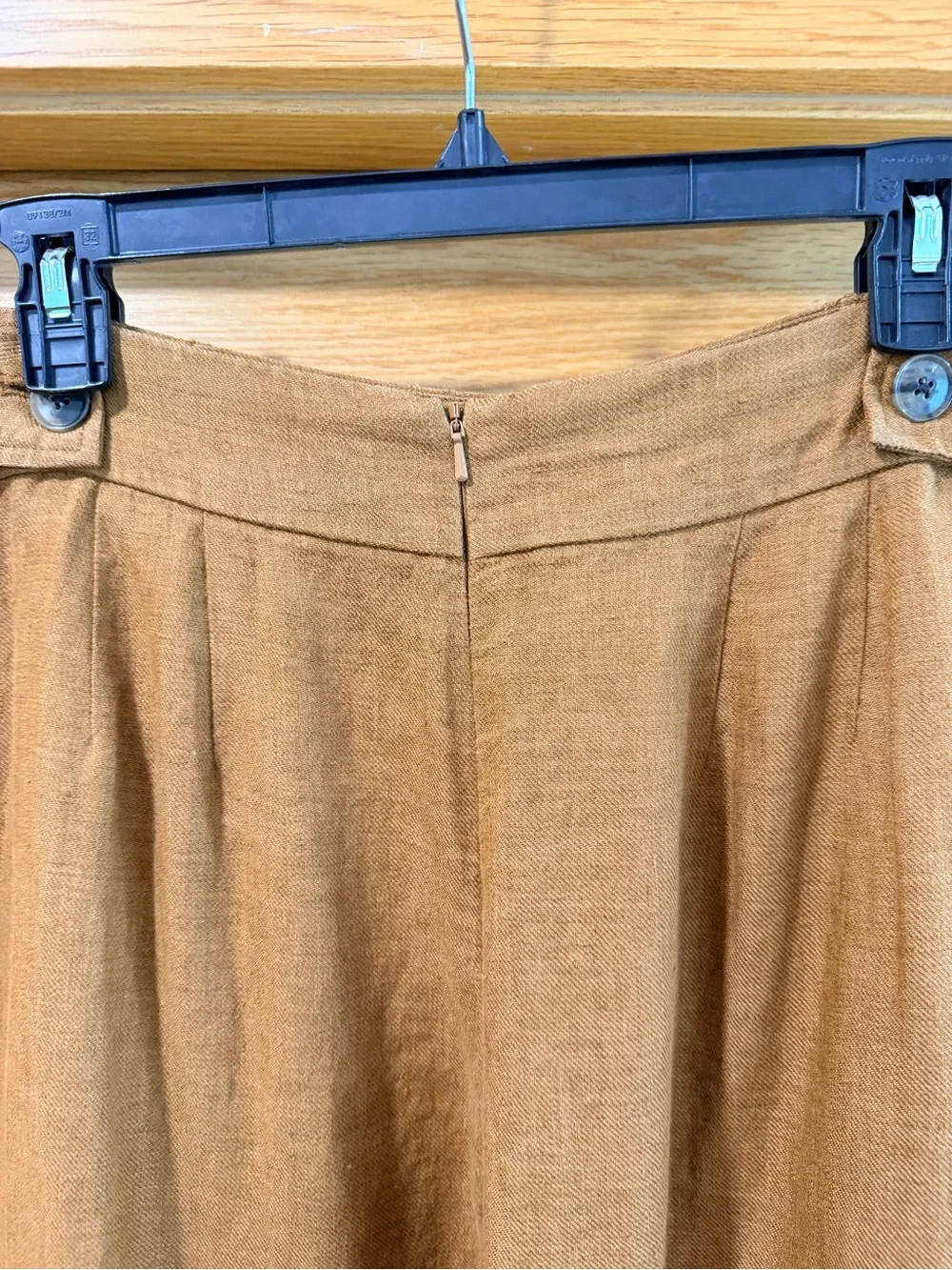 Banana Republic cinnamon Brown Lina Linen Wide-Leg Trousers